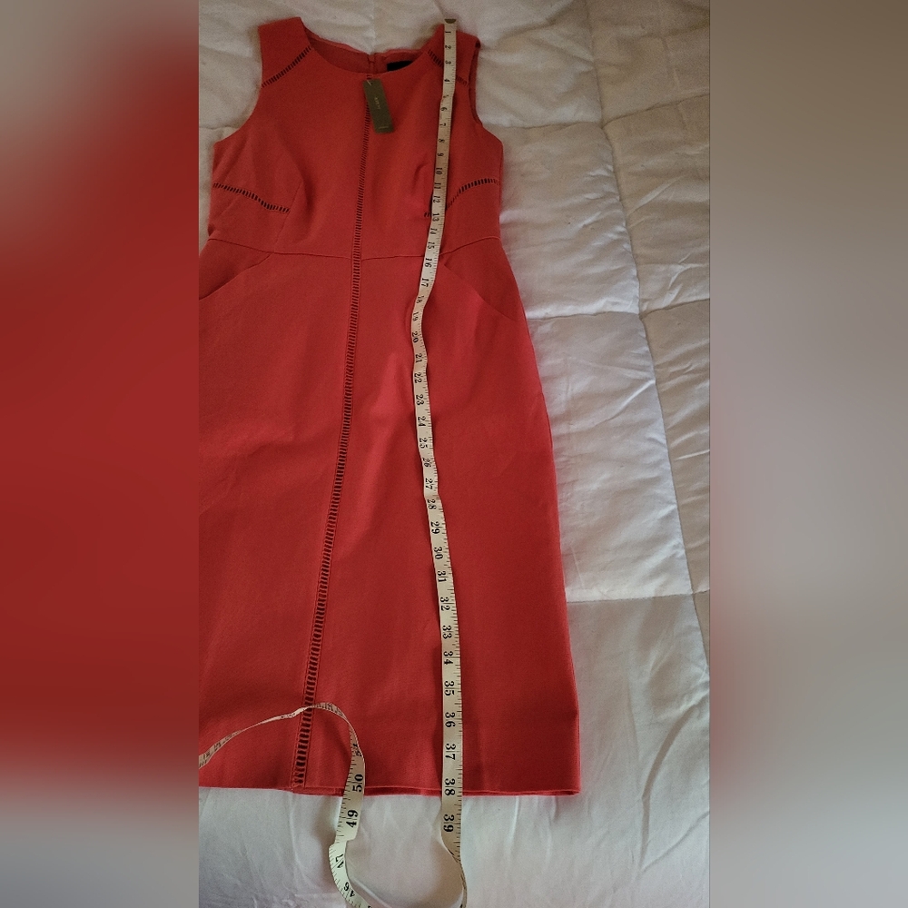 J.Crew dress linen orange size 4nwt - Picture 3 of 16